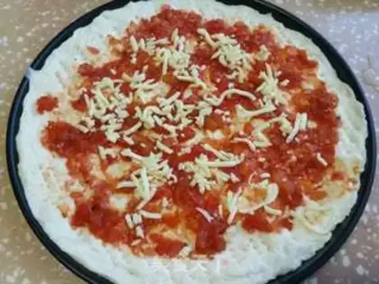 Make Fresh vegetables and pizza step 6