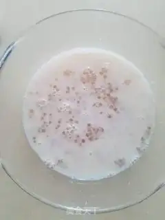 Make Coconut rice fruit step 5