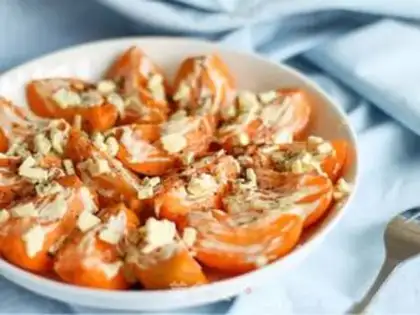 Make White chocolate baked almonds step 5