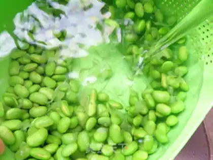 Make Piggy belly with beans step 2