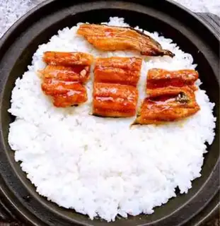 Make Eels on rice step 6