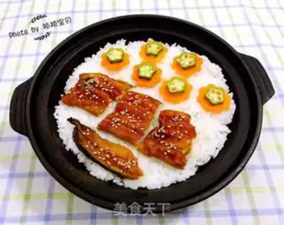Make Eels on rice step 7
