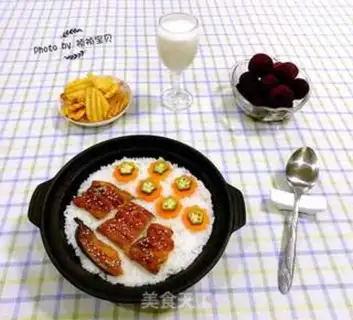 Make Eels on rice step 10