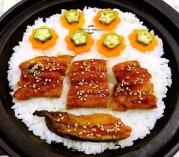Make Eels on rice step 11