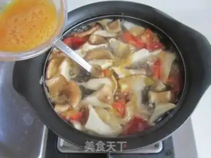 Make Piggy tummy mushroom and eggplant soup step 7