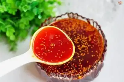 Make Spicy red oil step 10