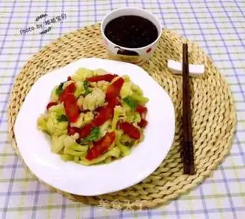 Make Winter high soup and vegetable noodles step 4