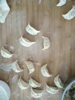 Make Ground vegetable dumplings step 4