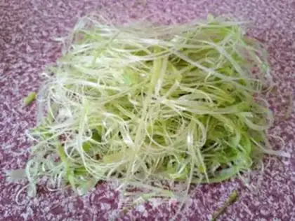 Make Pumpkin vines step 2