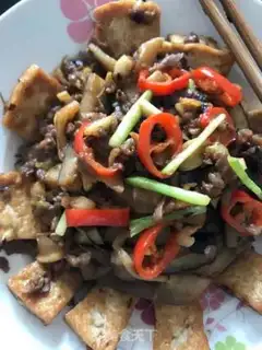 Make Meat and eggplant fried tofu step 7