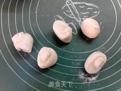Make Cherry Snowmen step 5