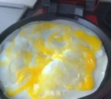 Make Egg pancakes step 2