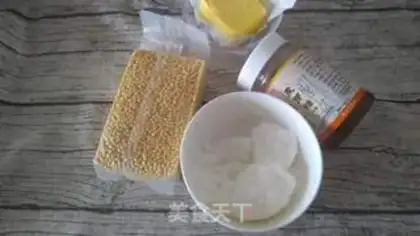 Make Butter, green bean cake step 0