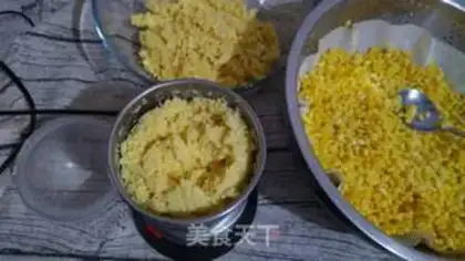 Make Butter, green bean cake step 3