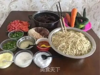Make Cold noodles step 1