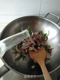 Make Chili fried pork heart step 6