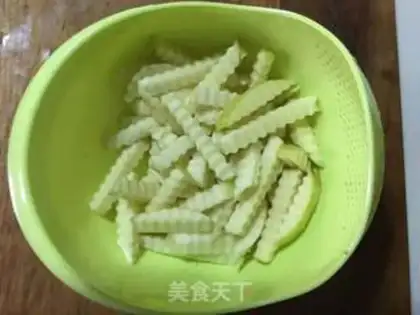 Make Air-cooked fries step 2