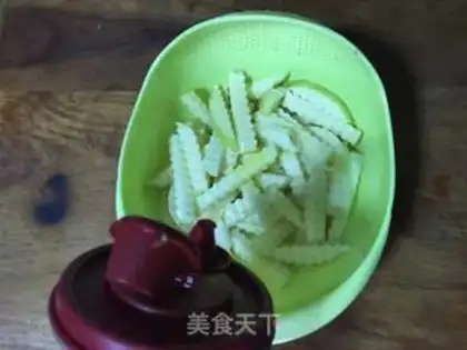 Make Air-cooked fries step 3