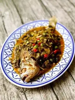 Make Snow-cooked yellow fish step 13
