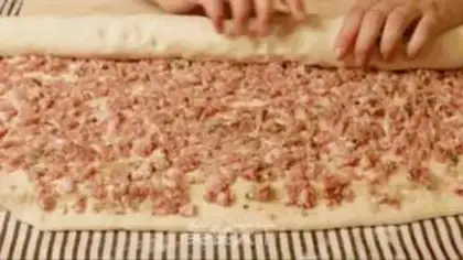Make Onion roll step 12