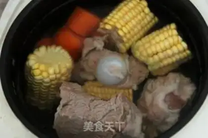 Make Carrot corn drums, martinum soup step 3