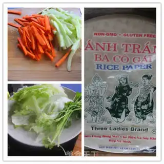 Make Viet Nam Spring Roll step 4