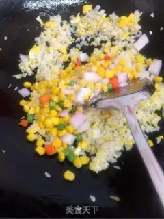 Make Egg fried rice step 6