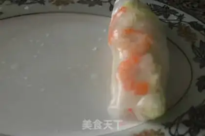 Make Viet Nam Spring Roll step 6
