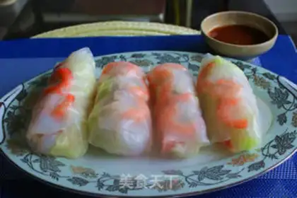 Make Viet Nam Spring Roll step 7