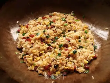 Make Weenie egg fried rice step 8