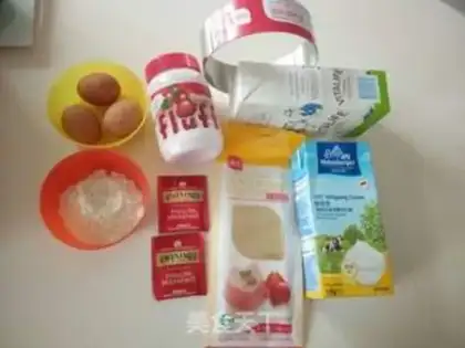Make Red tea marshmallow mousse step 0