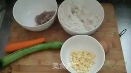 Make Corn shrimp groceries step 0