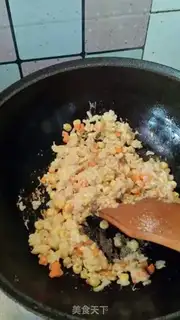 Make Corn shrimp groceries step 4