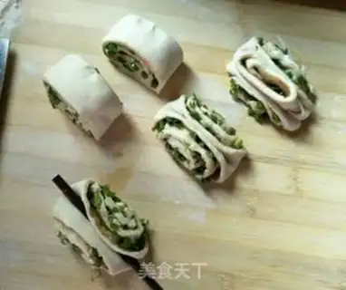 Make Five onion rolls step 9