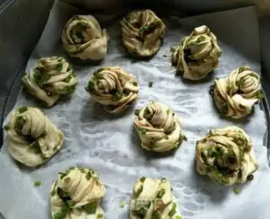 Make Five onion rolls step 12