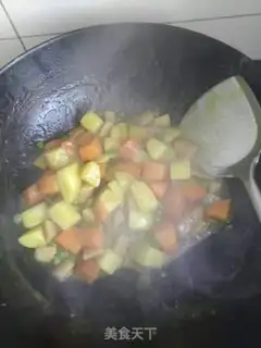 Make Curry potatoes step 6