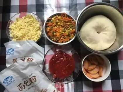Make Pizza cake step 6
