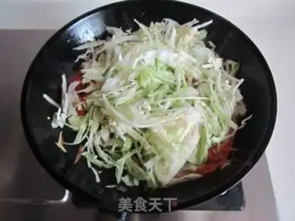 Make Carrot and cabbage step 3