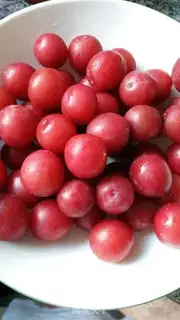 Make Pickle plums step 0
