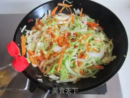 Make Carrot and cabbage step 5