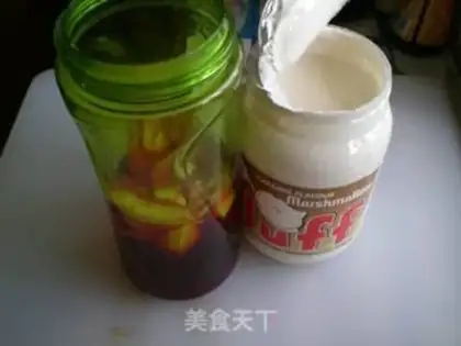 Make Fruit marshmallow shakes step 3