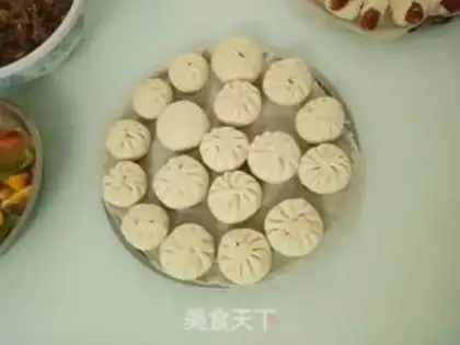 Make Meat buns step 6