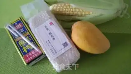 Make Coconut mango corn step 0