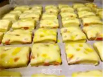 Make Ham square bread step 12