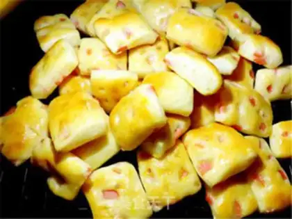 Make Ham square bread step 14