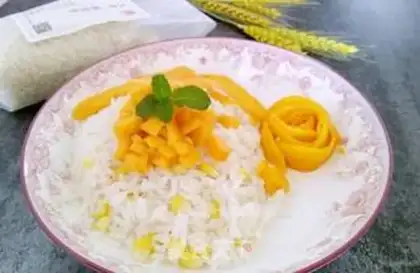 Make Coconut mango corn step 8