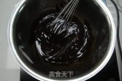 Make Chocolate cotton cake step 1
