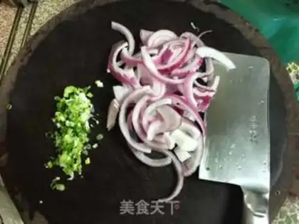 Make Hot fried rice cake step 1
