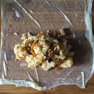Make Rice rolls step 6