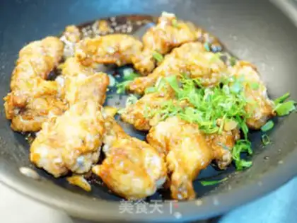 Make Korean garlic fried chicken step 4
